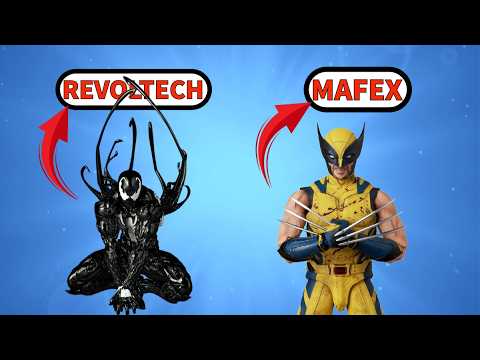 NEW Revoltech Symbiote Spider-Man & 3 New MAFEX! | End of Month Figure Bonanza!