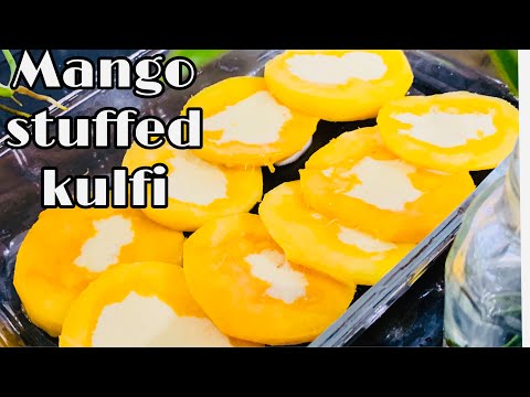 Mango Stuffed Kulfi | Amazing Mango stuffed Kulfi Video | Indian ice cream | Doc_MufyNaef