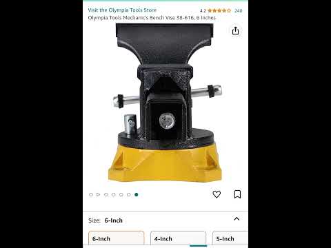 40 % off Olympia Tools Mechanic's Bench Vise 38-616, 6 Inches