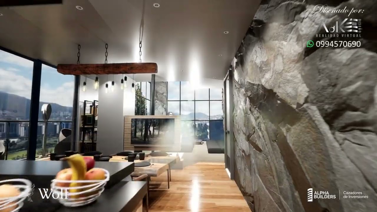 ArchVIZ del Edificio Wolf de Alpha Builders Recorrido