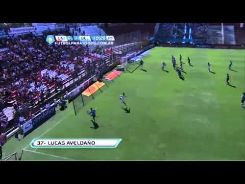 golesya.com gol de Aveldaño Unión 0 - 1 Belgrano Fecha 12 Torneo Final 2013