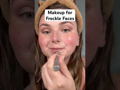 STOP Hiding Your FRECKLES! 😢 | Easy Makeup Tutorial #makeuptips #makeuproutine #makeupforfreckles