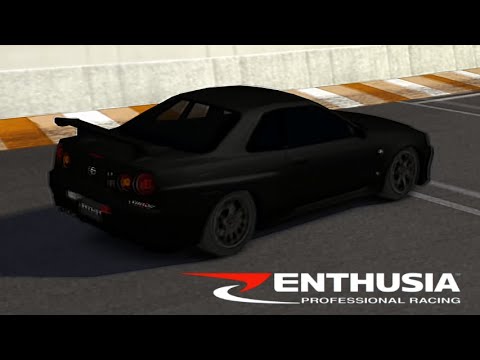 Enthusia Professional Racing - Nissan Skyline GT-R R34 at Pacific Gateway (Gameplay & Replay)