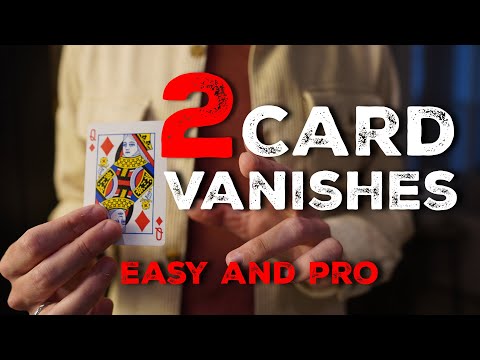 Learn 2 Vanishing Card Tricks! (Easy + Advanced)