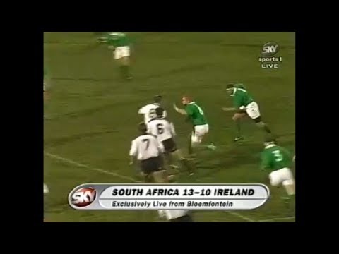 Victor Costello big hand off on Gary Teichmann