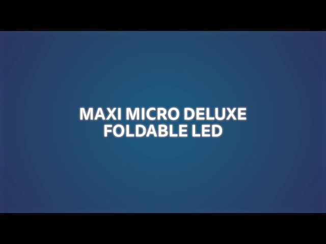 Самокат MICRO складной серии Maxi Deluxe LED" – Розовый"