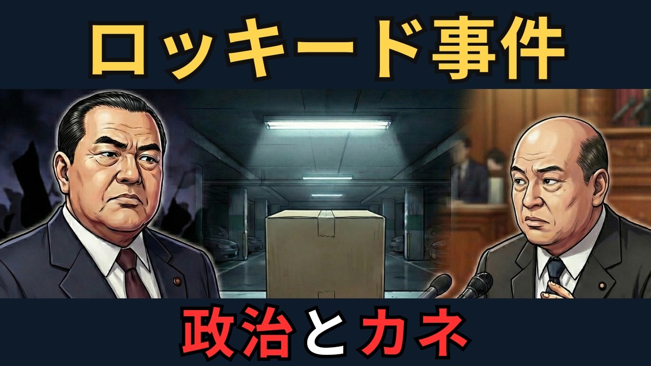 ロッキード事件｜日本中が熱狂し、失望した夜｜田中角栄逮捕と消えた巨額資金の謎｜ざっくり解説