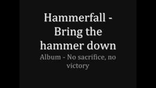 Hammerfall-Bring The Hammer Down-Lyrics