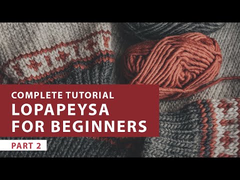 How to knit Icelandic sweater, round-yoke bottom-up. Part 2