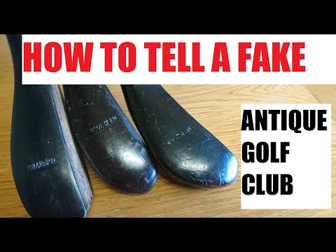 How to spot a FAKE antique golf club