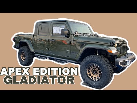 SARGE GREEN Jeep Gladiator APEX Edition 2.5\" Icon LIFTED on 35s