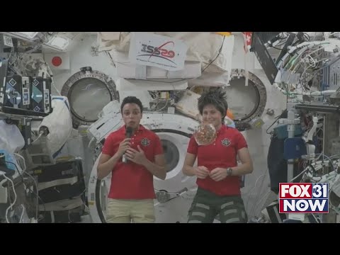 Colorado astronaut Jessica Watkins answers questions from the ISS
