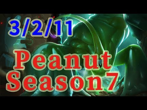 SKT T1 Peanut Zac Jungle vs Nidalee Patch 7.12