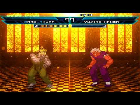 mugen 1.1 kof celestial rare akuma vs yujiro hanma