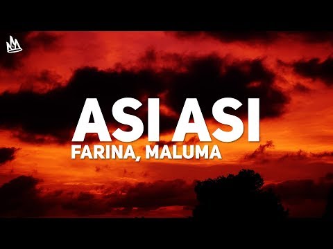 Farina, Maluma - Así Así (Letra)