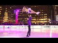 Olympic Pair Team Alexa Knierim Brandon Frazier Skate To Trans Siberian Orchestra In Bryant Park