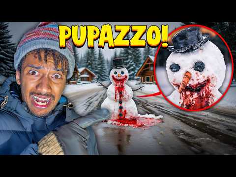 If you see BLOOD on the SNOWMAN at NIGHT, don't approach it and RUN AWAY…