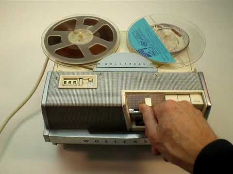 SOLD! Vintage Wollensak T-1500 Reel to Reel Tape Recorder Demo