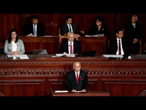 تونس البرلمان يرفض منح الثقة لحكومة الحبيب الجملي