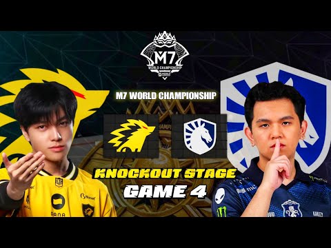 TEAM LIQUID vs ONIC GAME 4 | M7 WORLD CHAMPIONSHIP - KNOCKOUT STAGE | TLPH vs ONIC