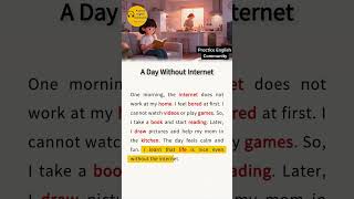 English Listening Practice – A Day Without Internet | Short English Story with Subtitles