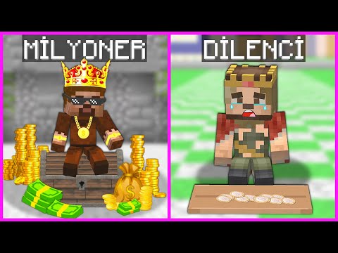 MİLYONER ARDA VS DİLENCİ RÜZGAR! 😱 - Minecraft