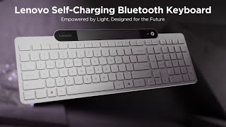Lenovo Self-Charging Bluetooth Keyboard (white version)