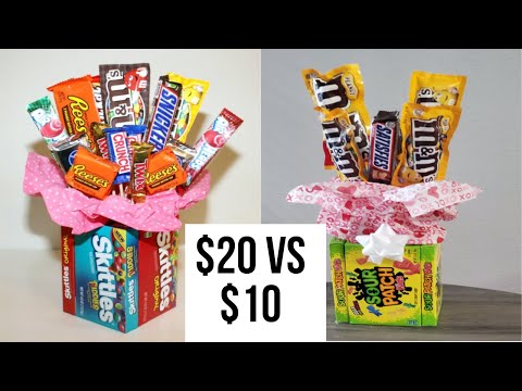 DIY CHEAP $10 CANDY BOUQUET