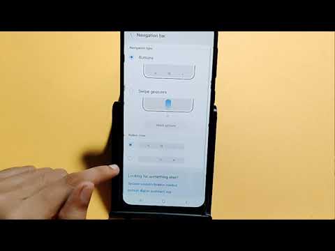 Samsung galaxy A52s full screen gesture setting | how to use screen gesture | set navigation botton