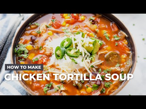 How to Make Slow Cooker Chicken Tortilla Soup