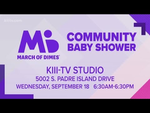 March of Dimes Community Baby Shower kicks off at the KIII-TV studios