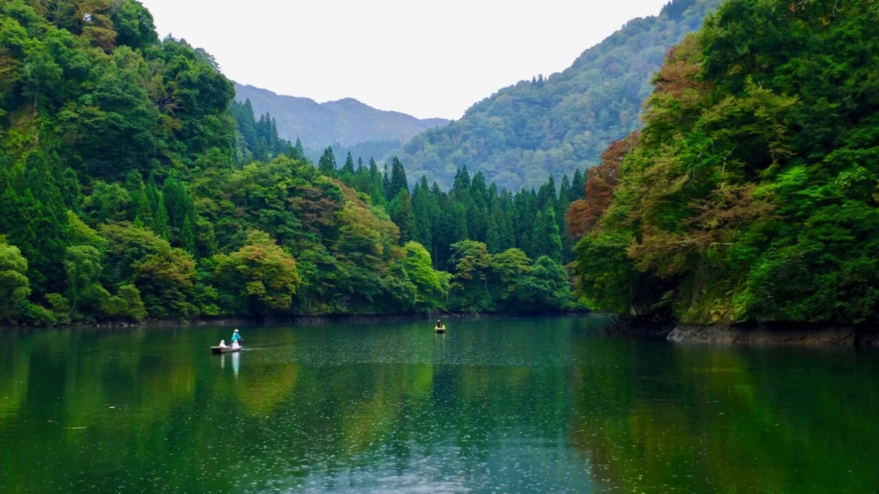 雨の只見川　旅の音景色
