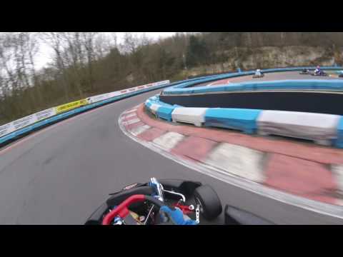 Buckmore 2017 Quadrant series round 1 race 1 Simon Delamare pt 1