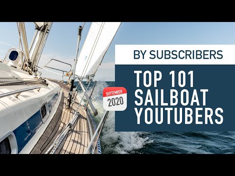 Top 101 Sailboat YouTubers by Subscribers - September 2020