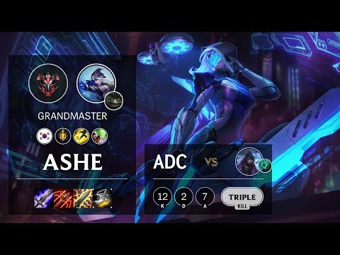 Ashe ADC vs Aphelios - KR Grandmaster Patch 10.8