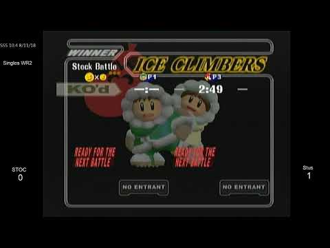 SSS 10.4 SSBM - STOC (Ice Climbers) vs. Stus (Luigi) - Melee WR2