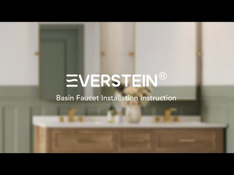 How to Install EVERSTEIN SFS-1008 Basin Faucet