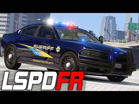 GTA V Police mod LSPDFR My first day as a rookie cop.