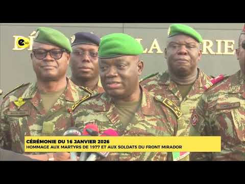 CÉRÉMONIE DU 16 JANVIER 2026 : HOMMAGE AUX MARTYRS DE 1977 ET AUX SOLDATS DU FRONT MIRADOR
