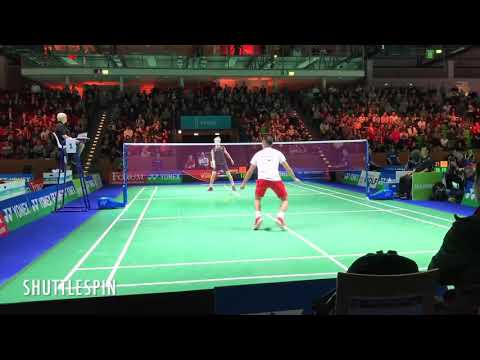Lin Don Vs Emil Holst | Nice angle | BADMINTON WORLD