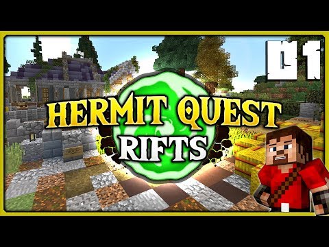 HermitQuest Rifts | Ep 01 | CHICKENS & ZOMBIES!! (Minecraft PVP) HD