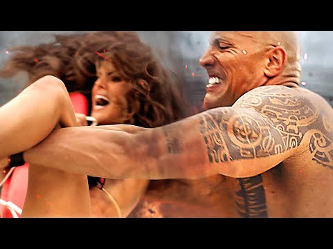 She'll regret being saved by The Rock! | Baywatch | CLIP