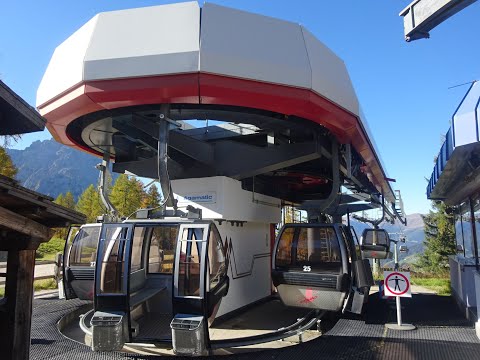 7/10/2022 Discesa integrale cabinovia Agamatic "Croda Rossa" a Sesto.