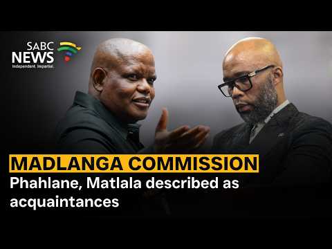 Madlanga Commission | Phahlane, Matlala described as acquaintances