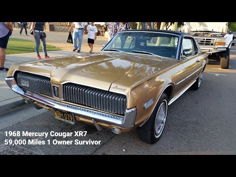 1968 Mercury Cougar XR7 One Owner Garage Kept Survivor 59,000 Miles 1 of 32,709 XR 7 Made in 68 XR-7