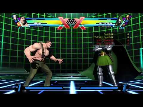 HAGGAR/DORMAMMU/VERGIL AIR PIPE COMBO 1,121,400 DAMAGE - Ultimate Marvel vs. Capcom 3 (PS4)
