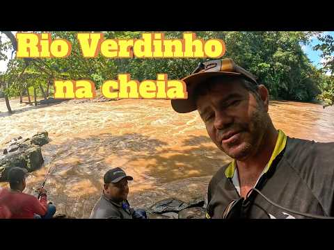 A Impressionante cheia do Rio Verdinho na Ponte do Arueira, Serranópolis GO