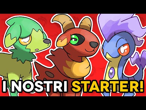 I CREATED the ITALIAN Pokémon STARTERS