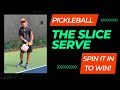 Pickleball Pro Demonstrates the Slice Serve