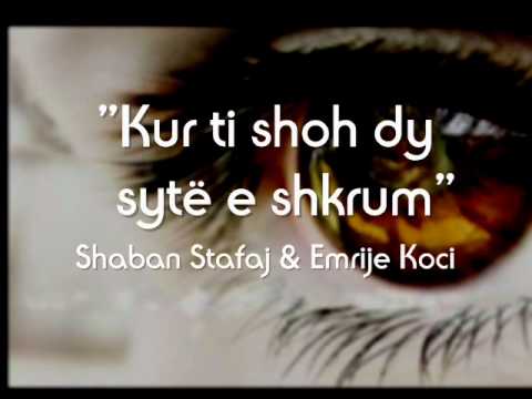 Kur ti shoh dy syte e shkrum - 1962 - Shaban Stafaj & Emrije Koci - Radio Shkupi